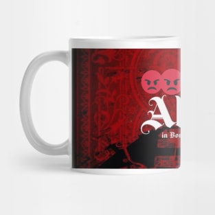 Alice with red background Mug